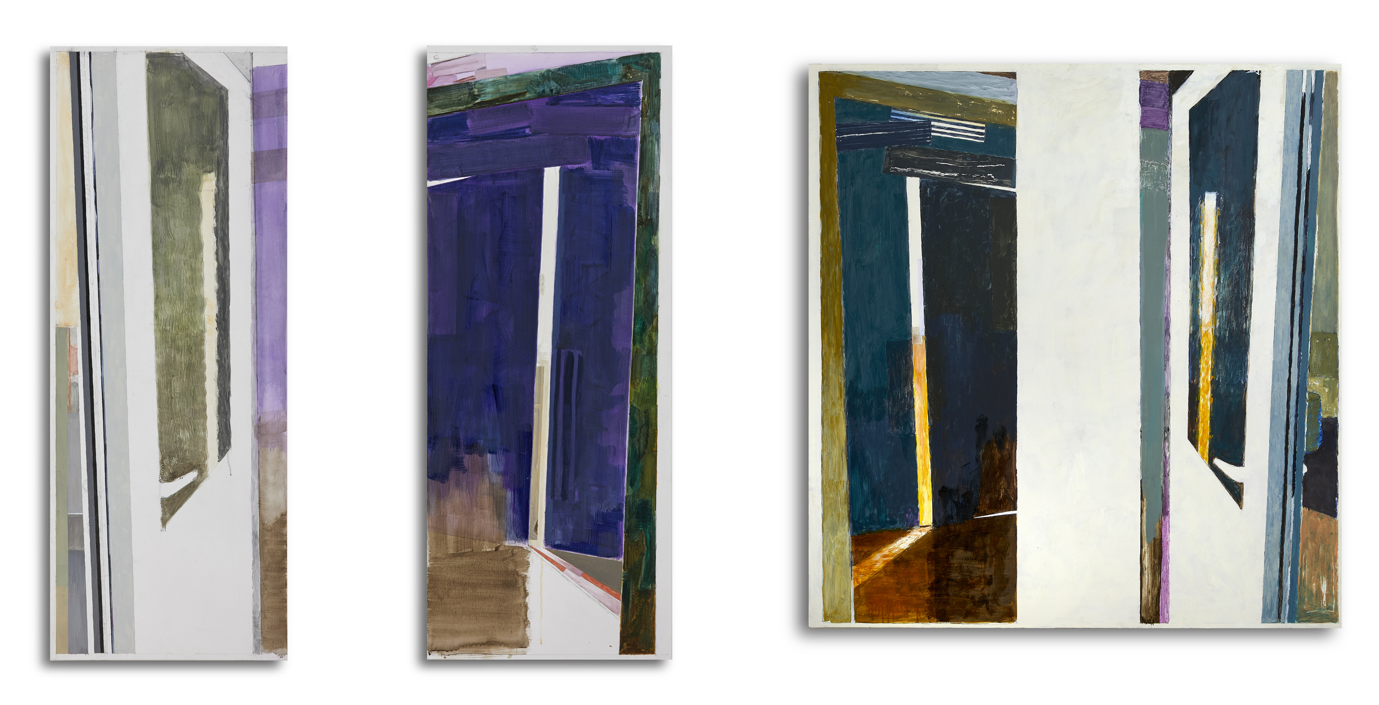 Paintings by Susan Bonvin and Andrew Eden